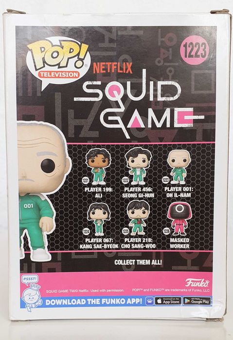 Фигурка Funko POP TV: Squid Game - Играч 001: OH IL-NAM