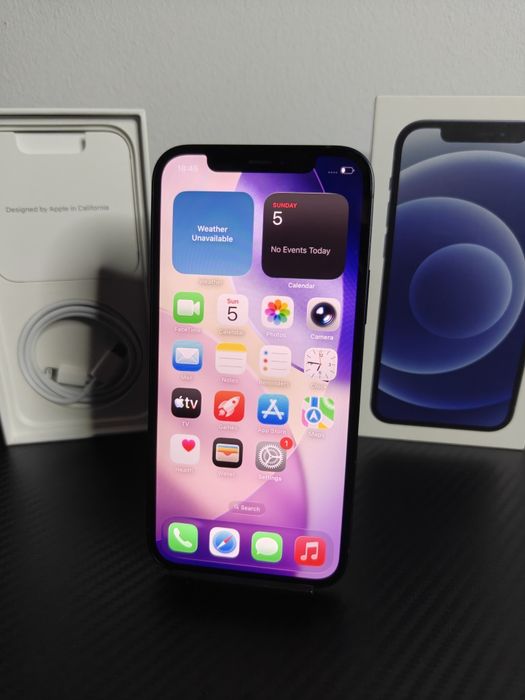 iPhone 12, 64GB Black • Perfect Funcțional! • Condiție Excelentă!
