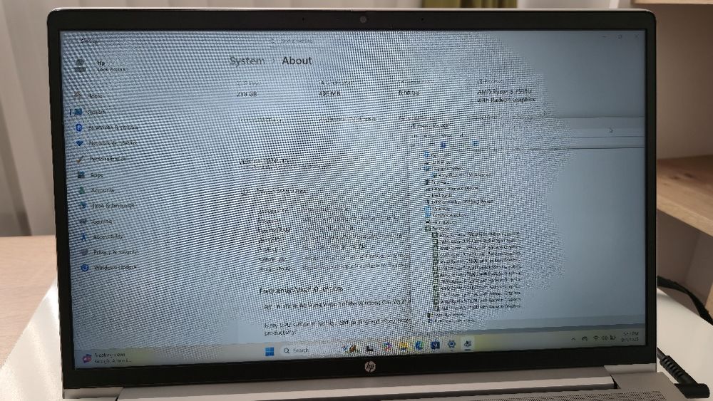 Laptop Probook 455 G9, 16Gb DDr4, ssd 256 Gb, 15.6 Full Hd