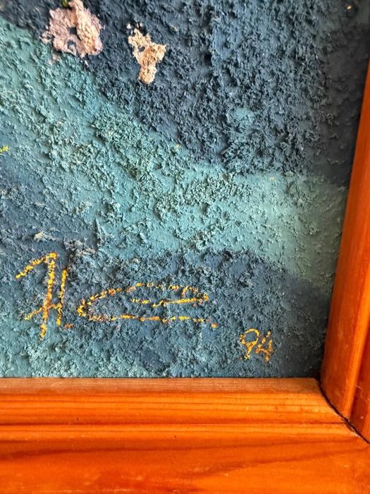 Картина с подписью автора