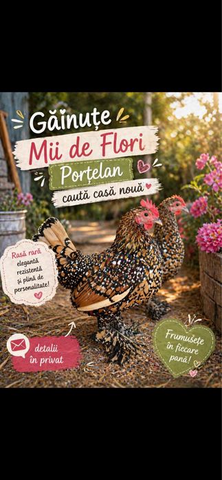 Mii de Flori , Sebright Auriu și Iepuri de rasă