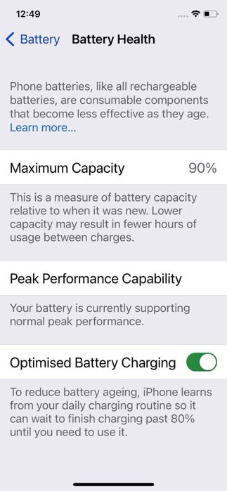 Продавам iPnone X  64 GB Бял