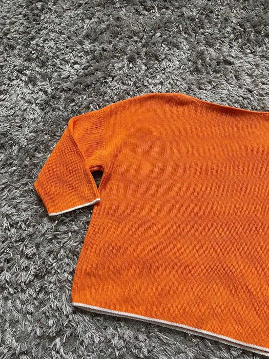 pulover comma portocaliu din 100% bumbac