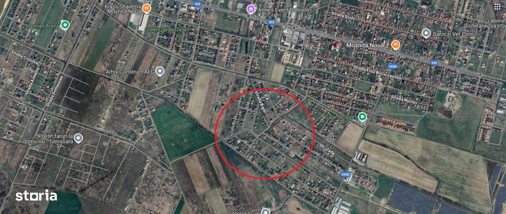 Mosnita Noua - Teren intravilan - S604mp - FS14m - Utilitati