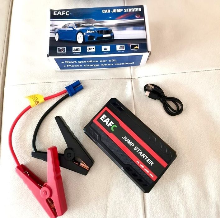 Jump Starter robot pornire auto 3în1 Starter Power Bank si Lanterna Led