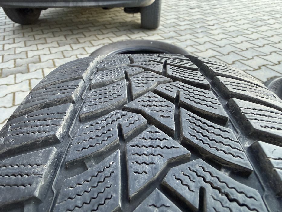 4бр. КАТО НОВИ Зимни Гуми С Борд 215/60R/16 -DUNLOP- DOT:3421 *7.7мм+6.4мм*