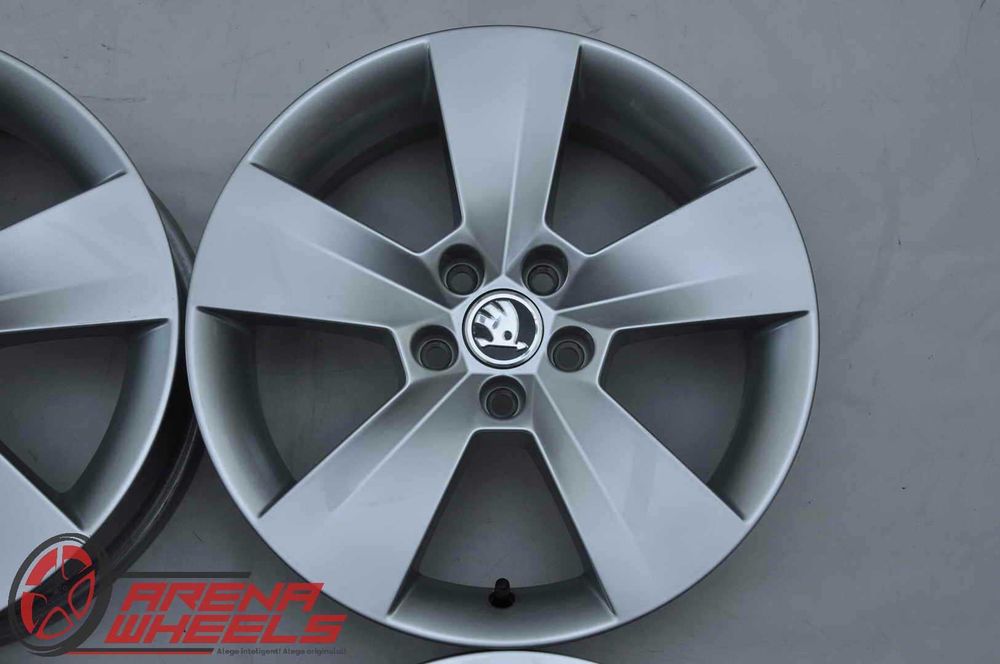 Jante Noi 16 inch Originale Skoda Scala Rapid Fabia Roomster R16 5x100