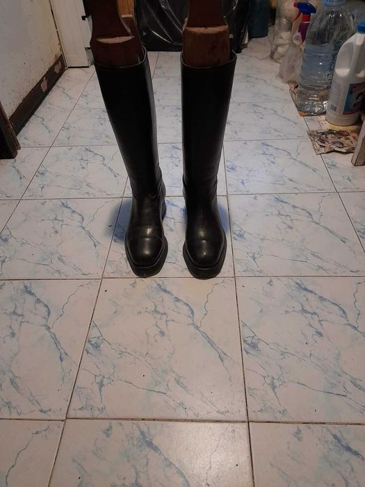 Cizme Piele cu Șanuri, mărime 42(28)