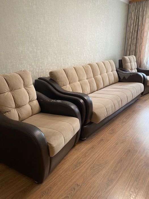 Диван и 2 кресла