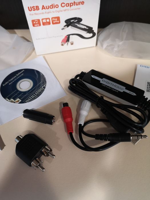 Ново DigitNow USB Audio Capture-Records Audio to Digital MP3 Converter