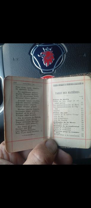 Уникален миниатюрен античен френски молитвеник -1908г- Бижу на благочестивата душа