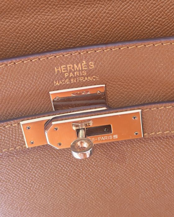Сумочка hermes  коричневая ключ