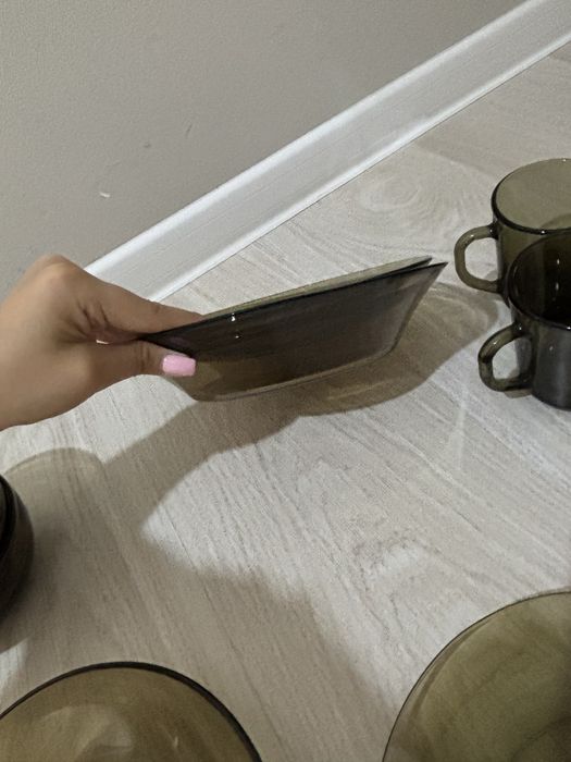 Посуда сервиз стеклянный