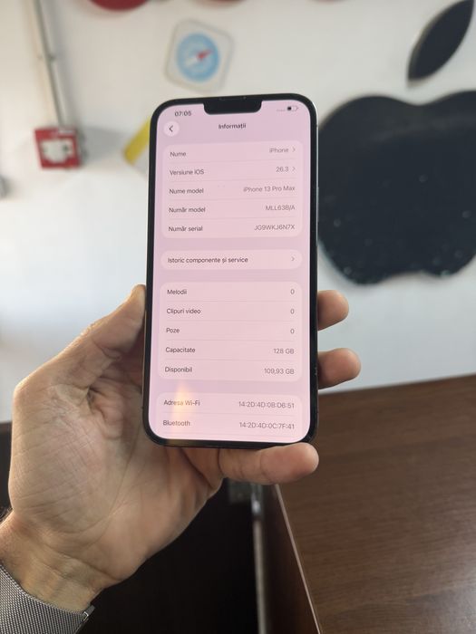 Vand Iphone 13 Pro Max 128Gb Black