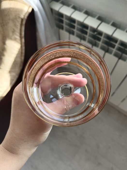 Креманки Чехословакия хрустальные