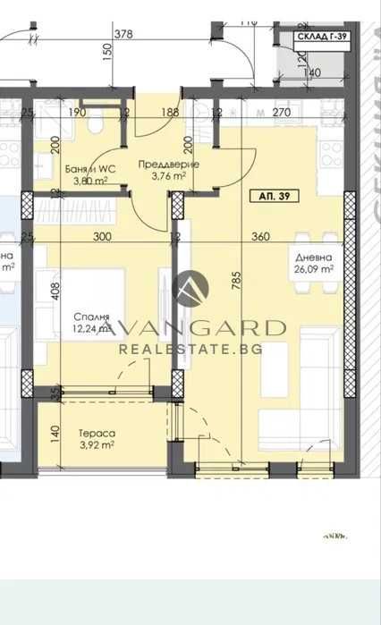 Продава се Двустаен апартамент в Пловдив, Тракия - 72 кв.м за 1306 €/кв.м - Снимка #2