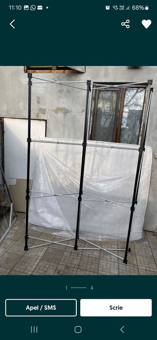 Pop-up spider publicitar 140x230cm