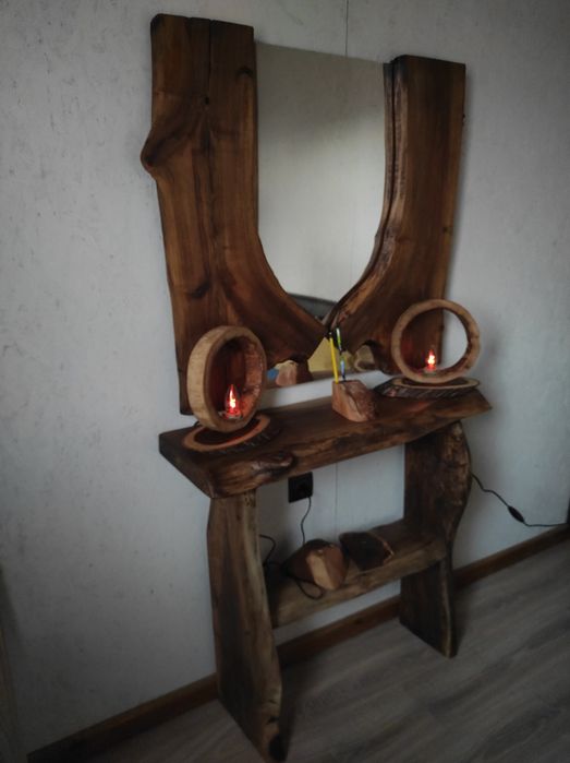 Нощни лампи . Лампи от дърво. Настолни лампи