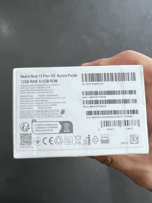 Redmi note 13pro+ 5g