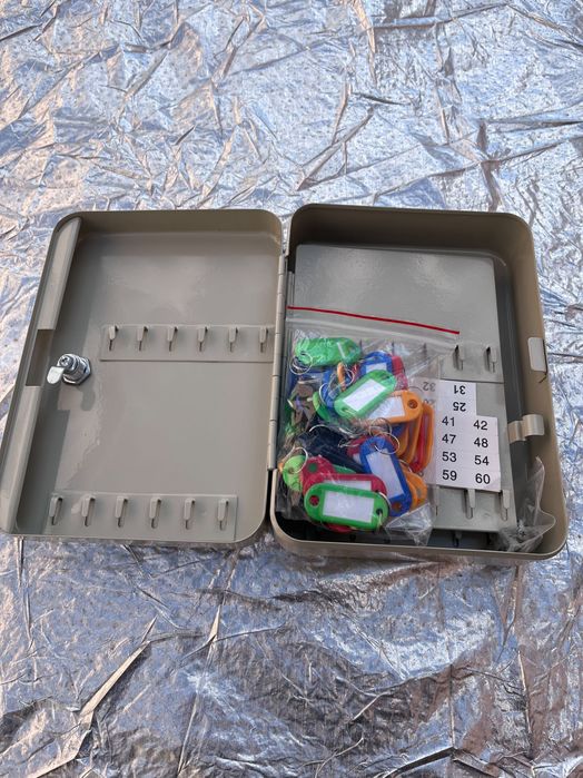 Металлический шкафчик для ключей