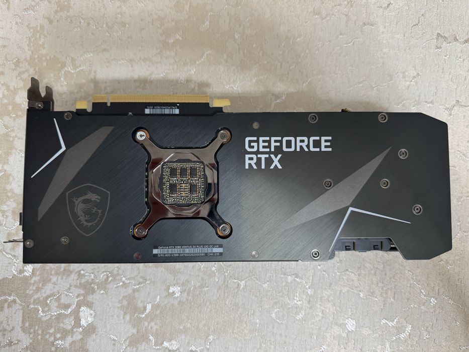 Видеокарта MSI GeForce RTX 3080 VENTUS 3X PLUS 10G OC