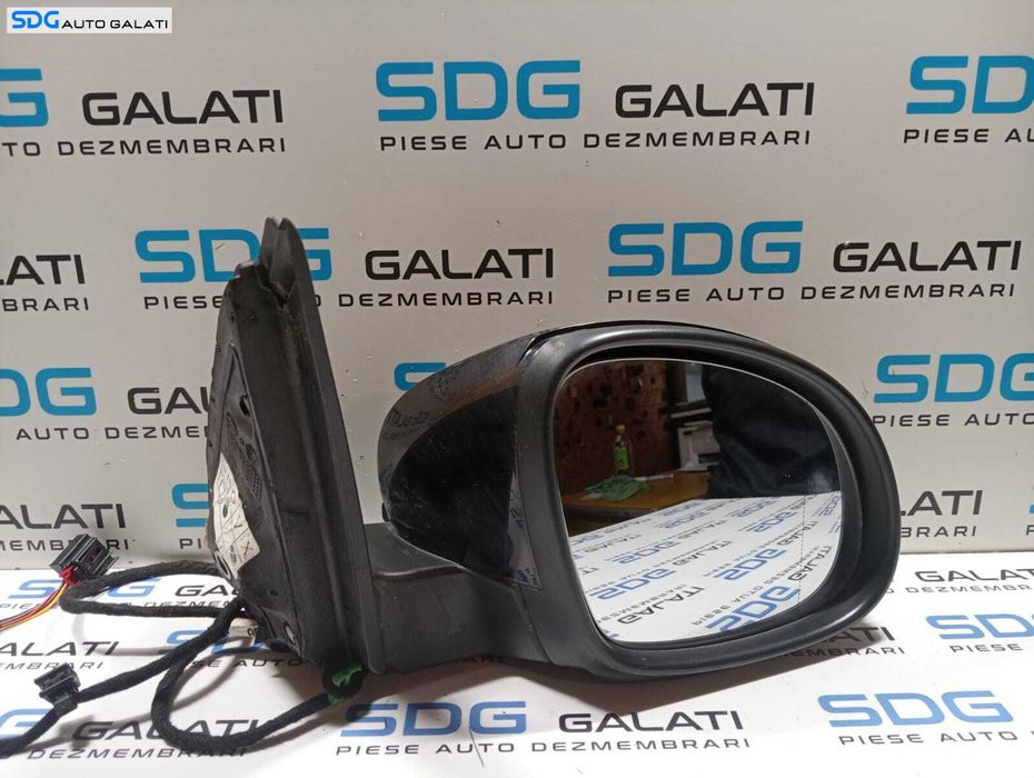 Oglinda Electrica Dreapta FARA Pliere Rabatare cu Semnalizare Volkswagen Tiguan 2007 - 2011 Cod 5N2857502N Culoare LC9X [M3826]