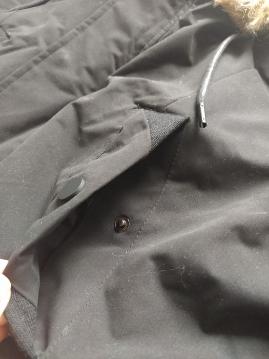 Чисто ново мъжко яке парка Mark New York by Andrew Marc черно М L