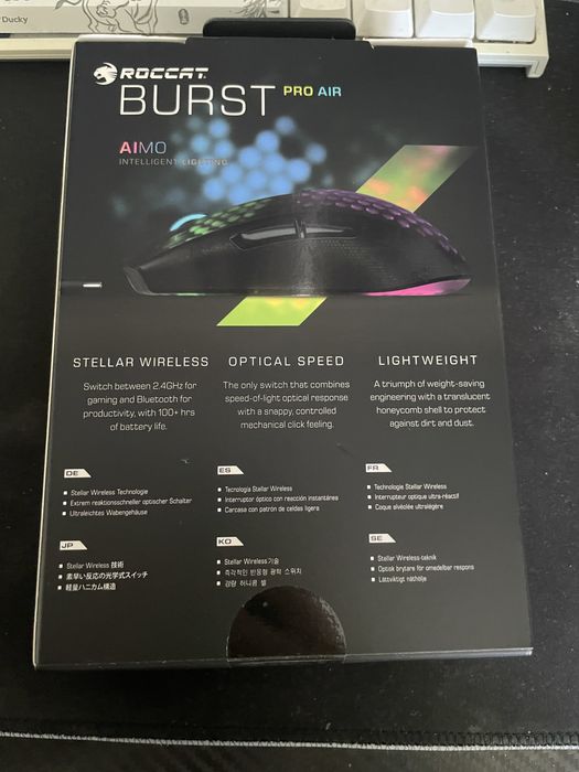 Безжична мишка Roccat Burst Pro Air