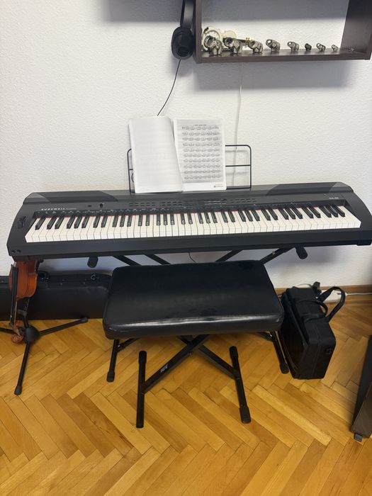 Pian digital kurzweil ka-90+ scaun + stativ+ pedală