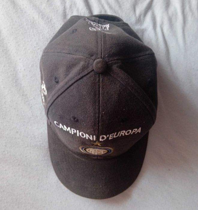 INTER MILANO 22.05.2010+ПОДАРЪК Тениска UEFA CL FINAL MADRID CAMPIONI D' EUROPA TRIPLETE OSFA Интер оригинална шапка Baseball Cap FC Internazionale
