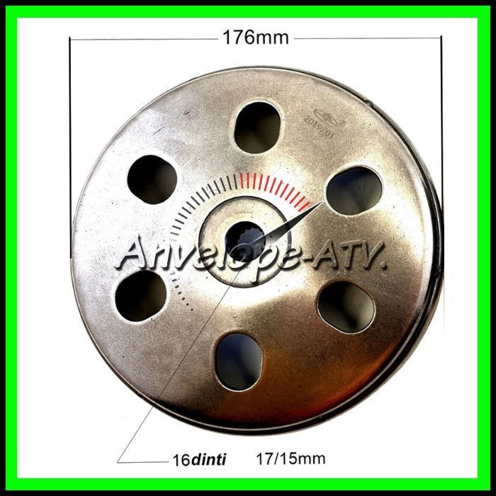 Ambreiaj LINHAI 400 410 420 cu Oala + Saboti + Fulie Linhai 400 400cc