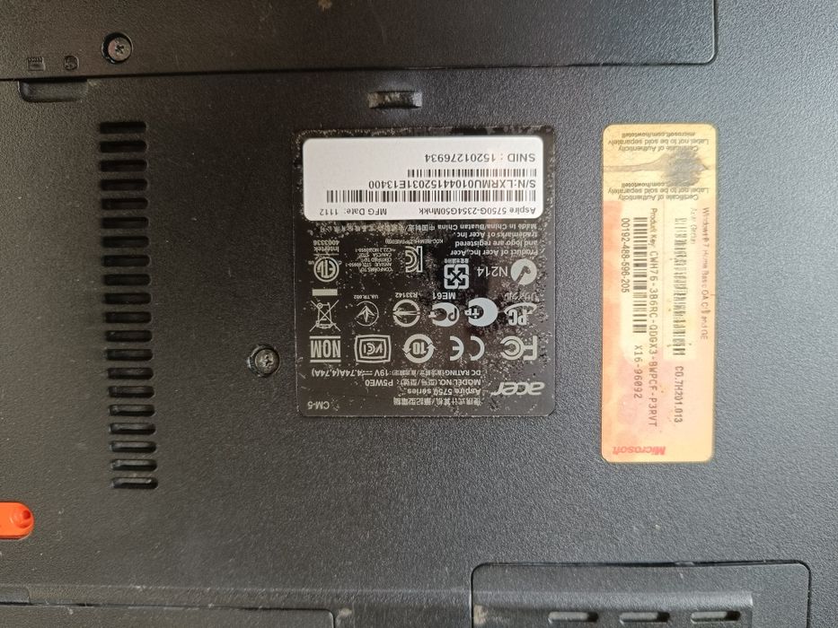 Acer Aspire 5750G-2354G