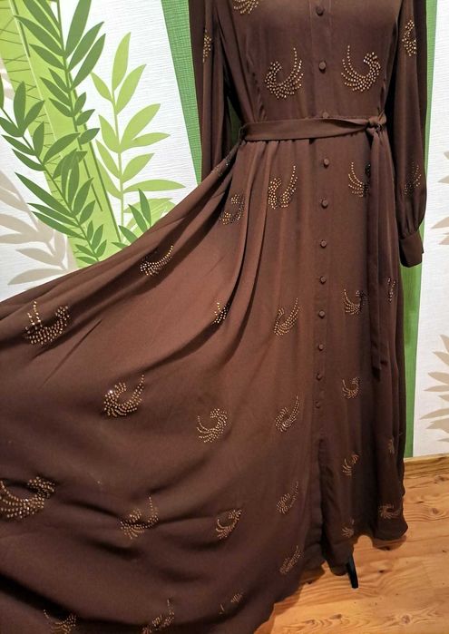 Rochie elegantă tip cămașă regular fit cu zirconiu,mărimea 46, PINKO