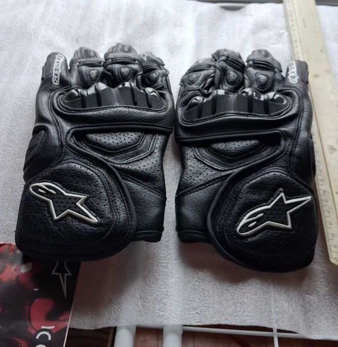 Мото кожени ръкавици дебели за есен-зимa-пролет сезон Alpinestar