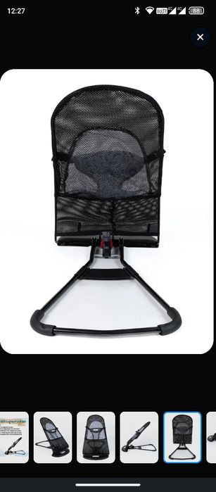 Шезлонг для новорожденных, качалка детская