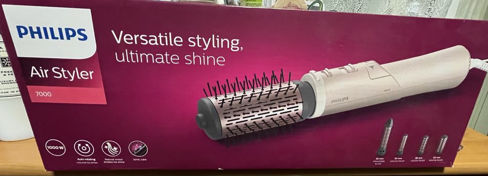 Електрическа въртяща Четка сешоар кръгла с 4 накрайника