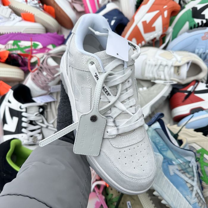 Off-White Out Of Office White Distressed Vintage