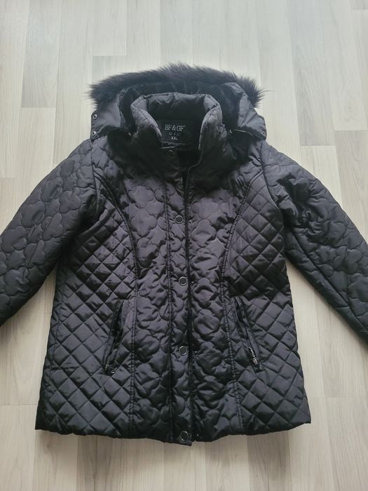 Geaca de iarna groasa cu gluga XXL