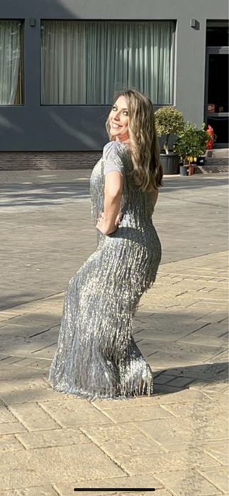 Rochie franjuri margele