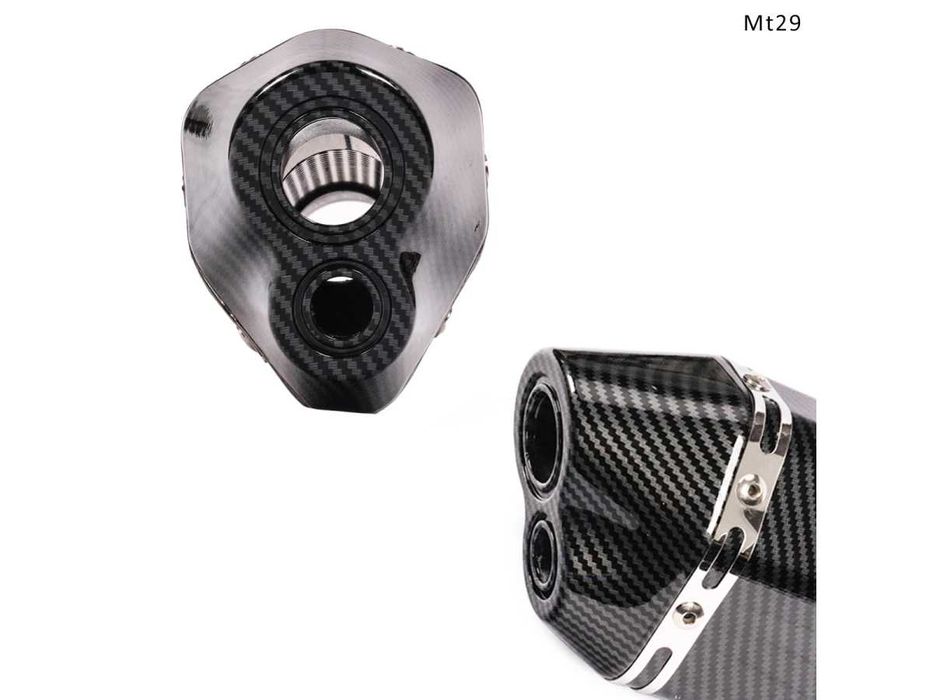 Evacuare AKRAPOVIC, toba sport pentru motocicleta 370mm, carbon