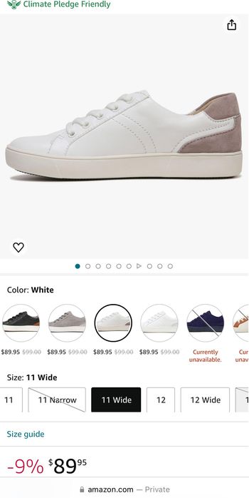 Naturalizer, Morrison. Кожаная спортивная обувь из США. Раз 44.5