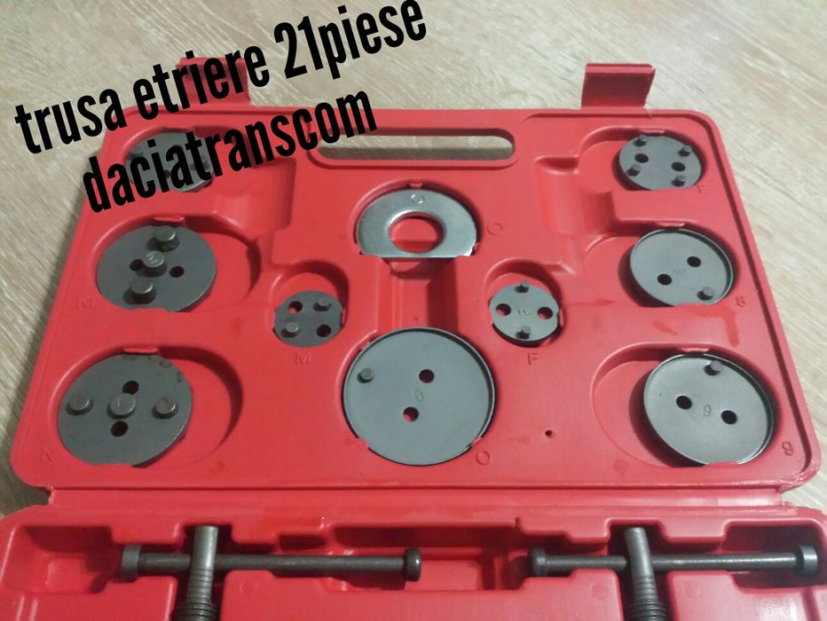 Trusa etriere,pistoane frana-presa placute frana/etrier 21 piese