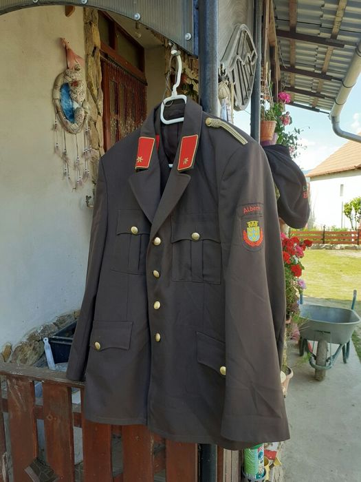Veston/sacou militar pompieri (vintage,colectie)