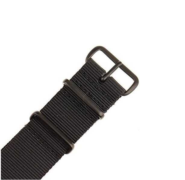 Set Curea ceas Nato Strong Militar, Gemony, 22 mm, negru