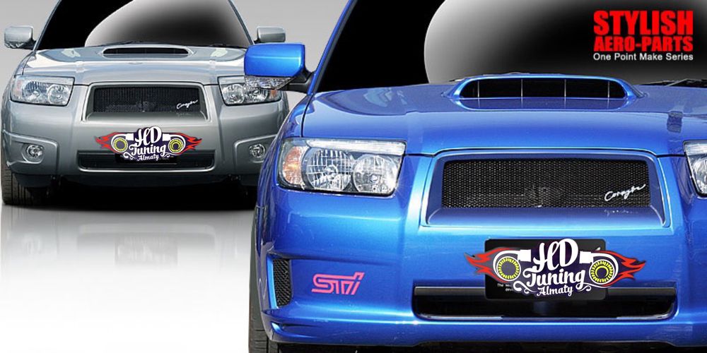 Решетка радиатора Corazon Subaru Forester SG Рестайлинг