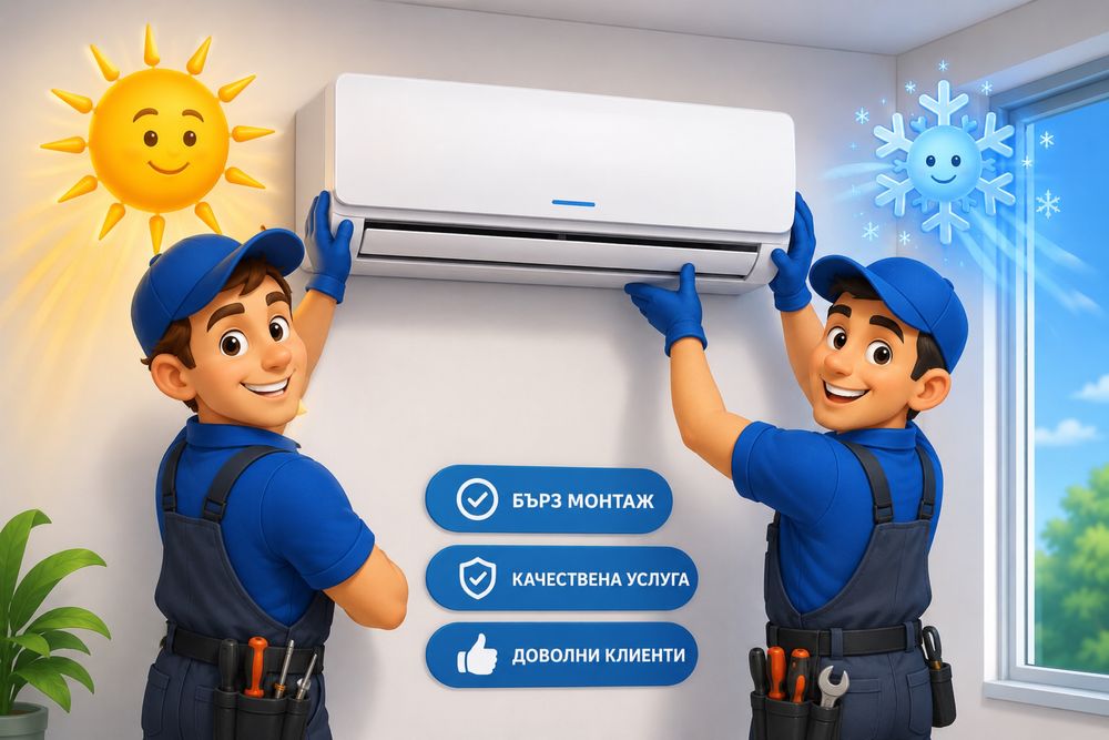 Монтаж на климатици на добри цени