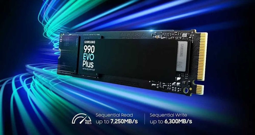 SSD M2 - Samsung 990 EVO Plus 1TB M2 NVMe PCIe 4.0 – Nou, Sigilat