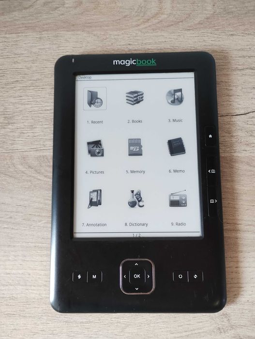 Magic Book M6HD електронна книга за части