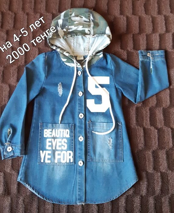 Вещи для девочки 3-7 лет из джинсы