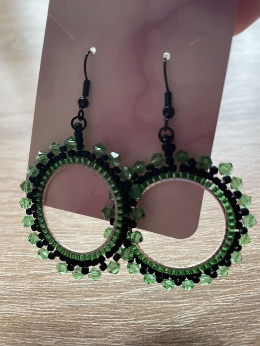 Cercei handmade din margele